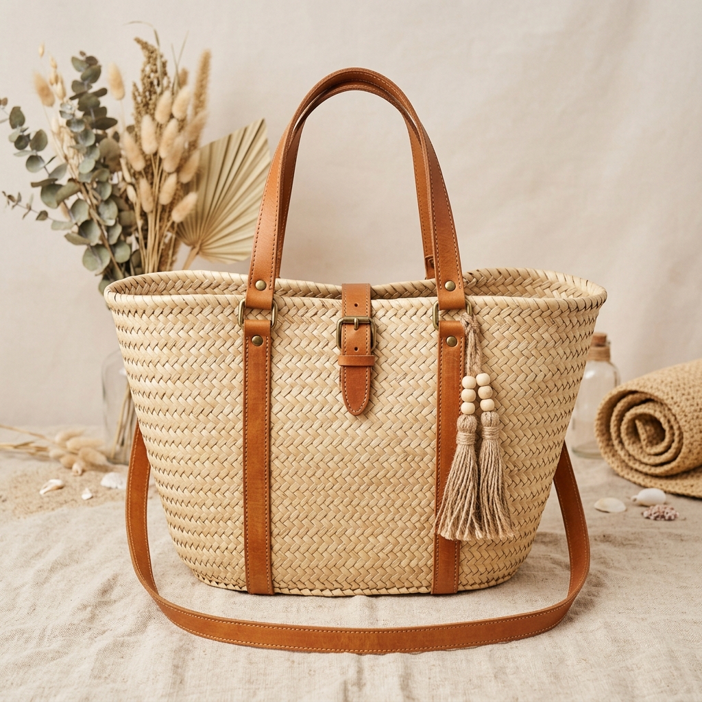 Wicker Summer Tote